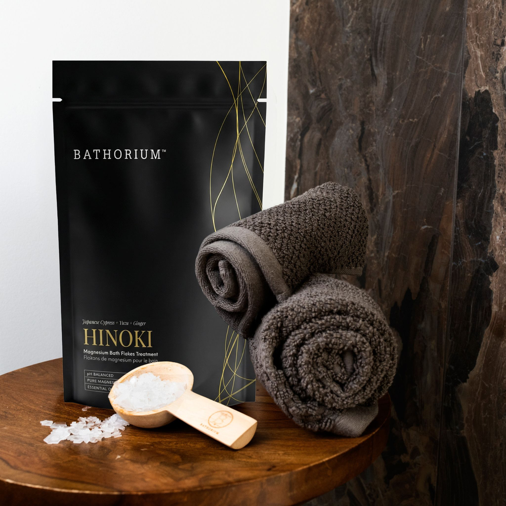 Hinoki Magnesium Bath Flakes 100g