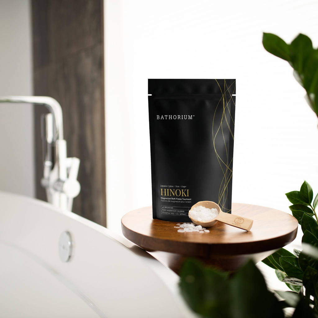 Hinoki Magnesium Bath Flakes 100g