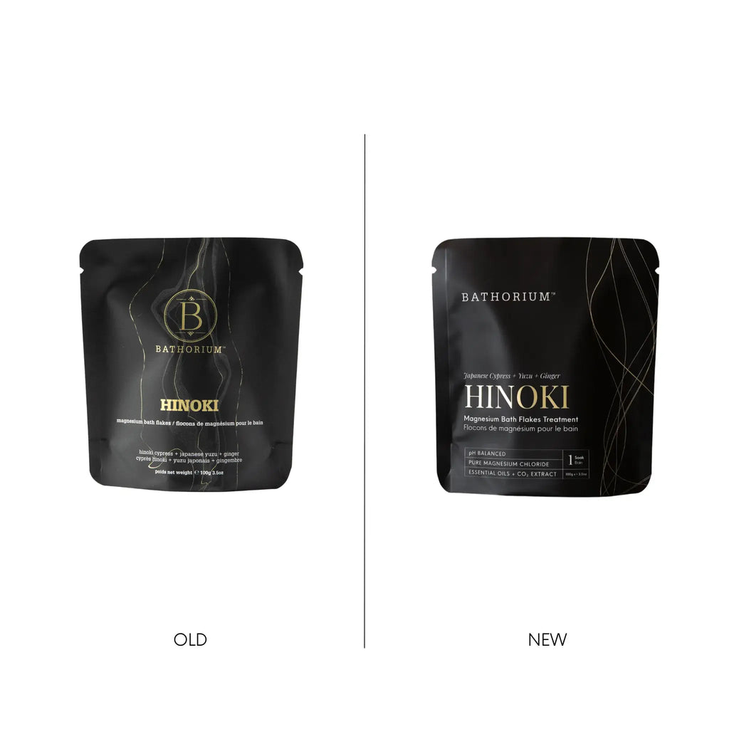 Hinoki Magnesium Bath Flakes 100g