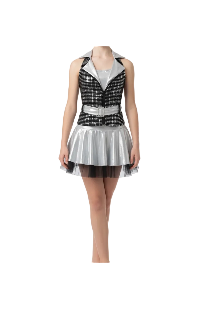 Hologram Vest and Silver Dress - Weissman