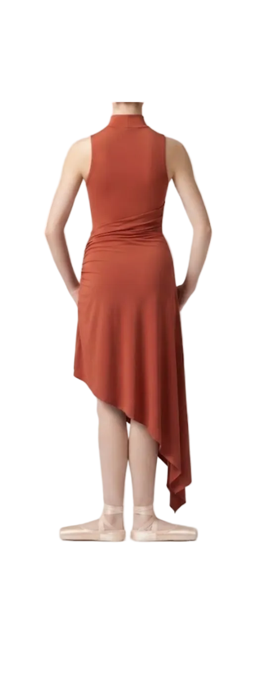 Mock Neck Fitted Dress - Balera