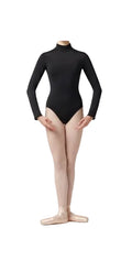 Mock Neck Long Sleeve with Rhinestones around the Neck - Weissman