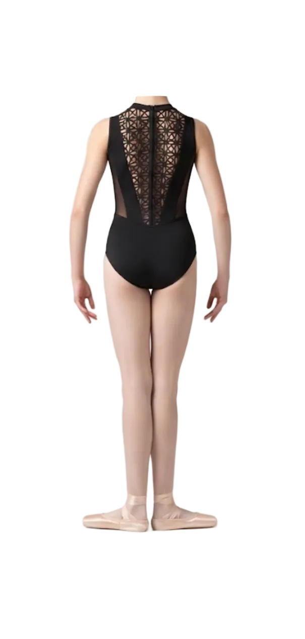 Black Leotard with Pattern - Weissmand