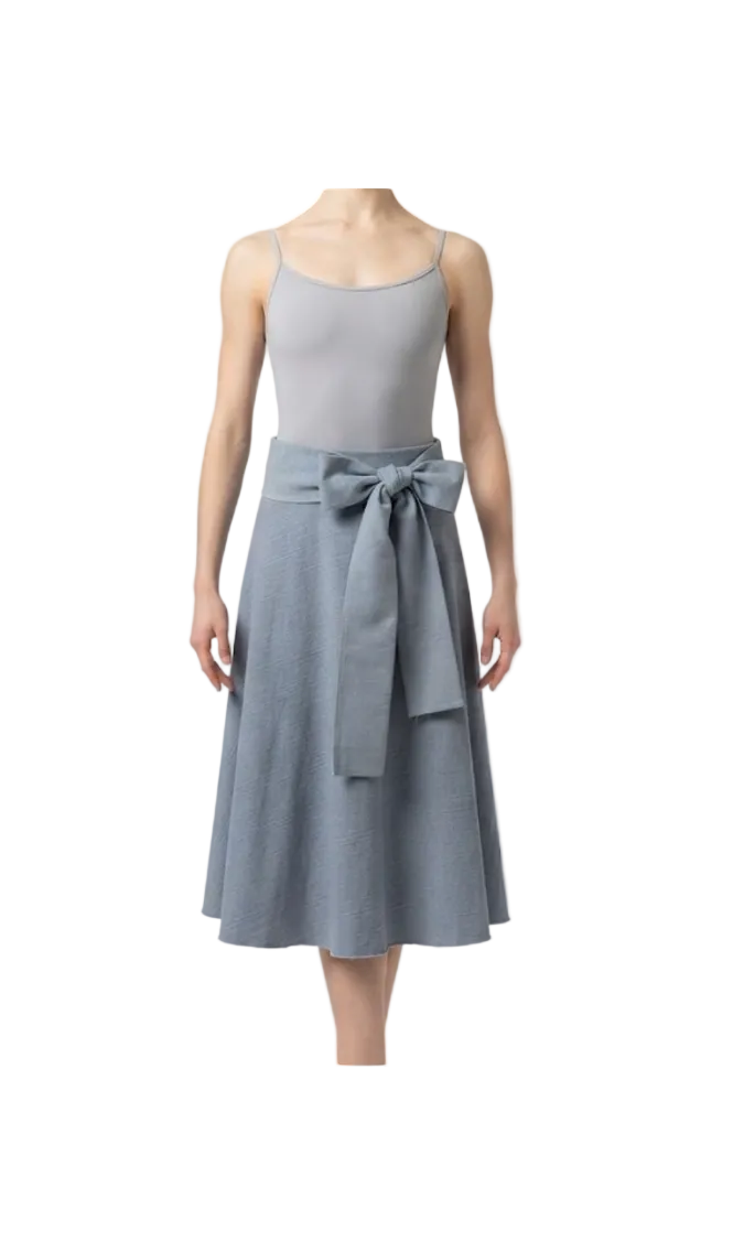 Blue Skirt with Tie - CamelDance