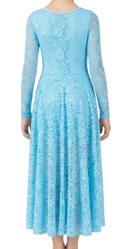 Light Blue with Sequence Dress -  Jazzmatazz