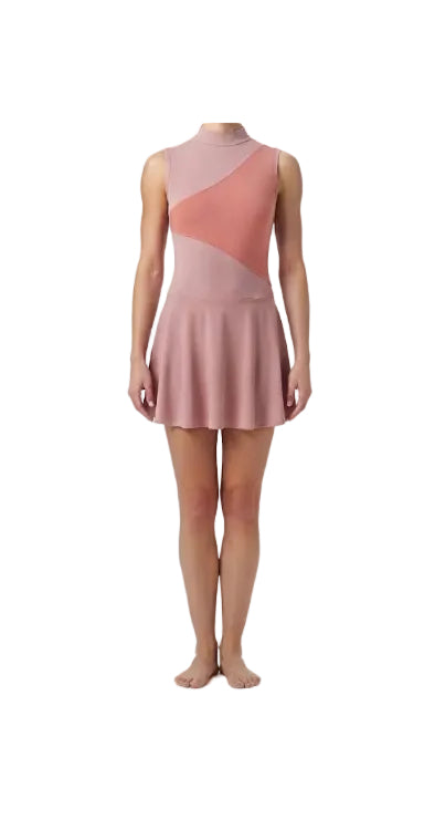 Two Tone Pink Dress - Handmade