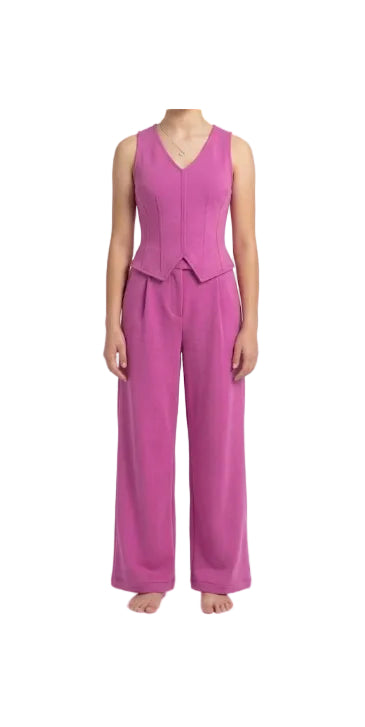 Pink Pant Suit
