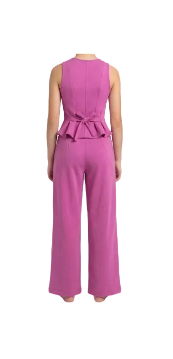 Pink Pant Suit
