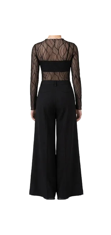 Black Mess Top and Pant - Handmade