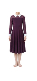 Purple Dress with White Collar - Jazzmatazz