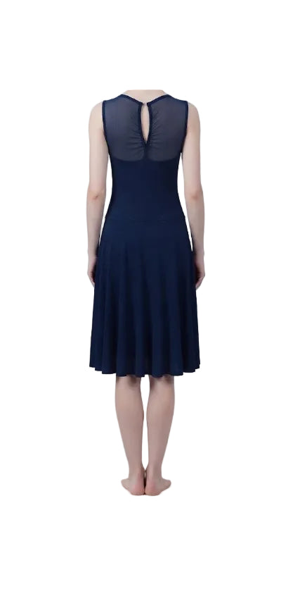Blue Dress with Rhinestone Trip - CamelDance