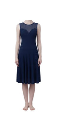 Blue Dress with Rhinestone Trip - CamelDance