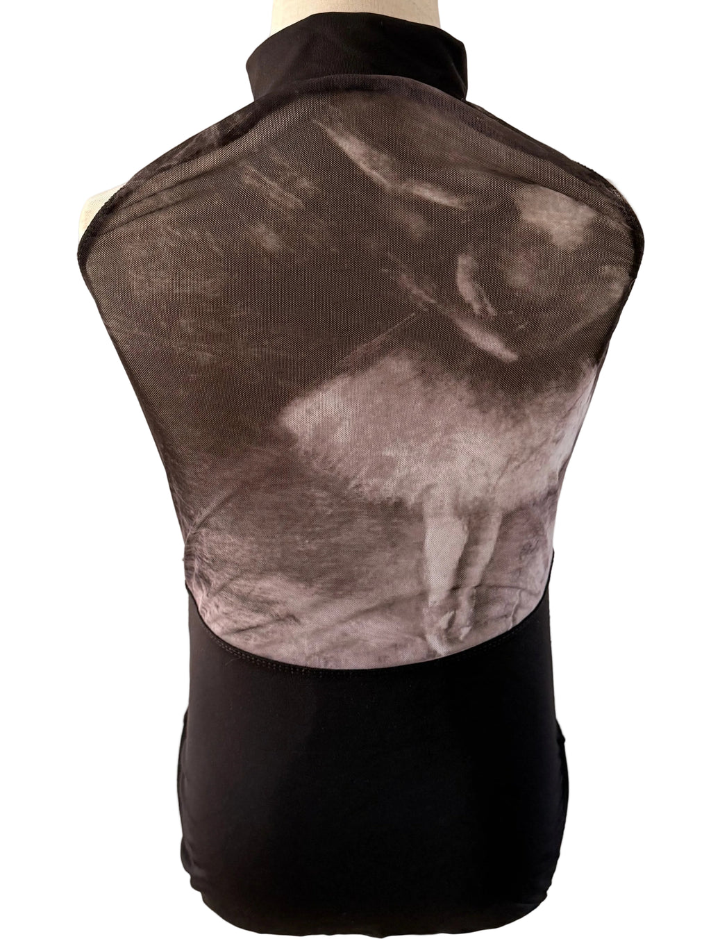 Front Zip Leotard  with mesh back- MotionWear