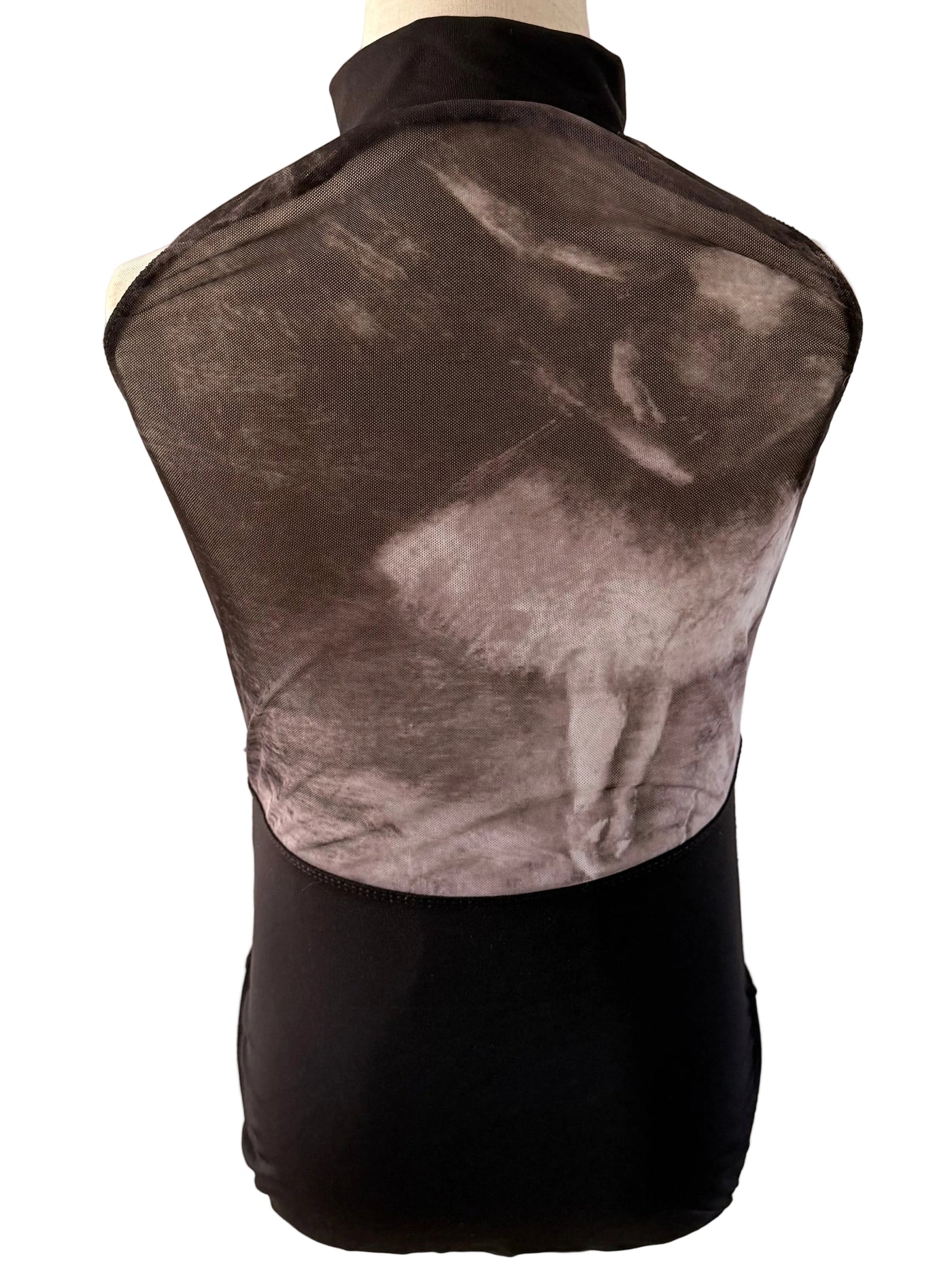Front Zip Leotard  with mesh back- MotionWear
