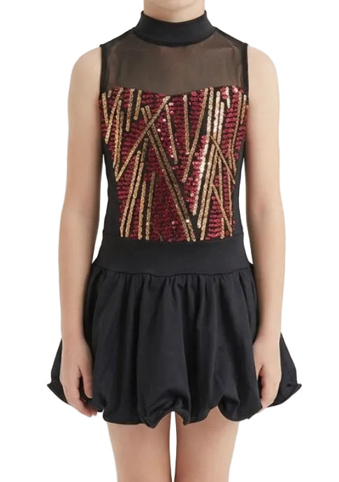 Black and Red Sparkle