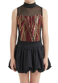 Black and Red Sparkle