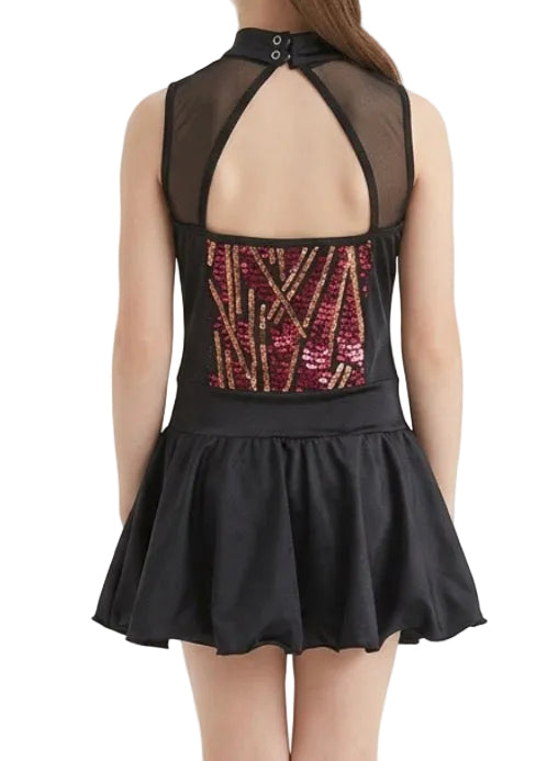 Black and Red Sparkle