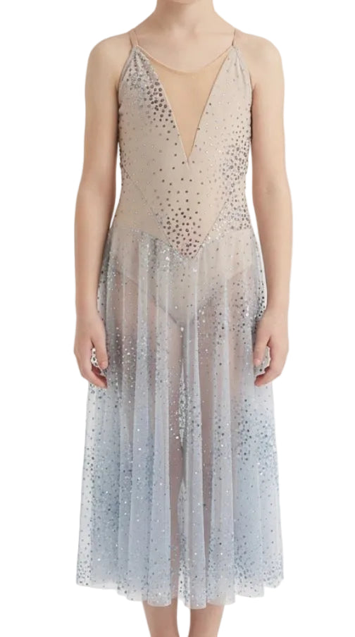 Silver Sleevless Dress