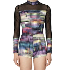 Multi-coloured Unitard