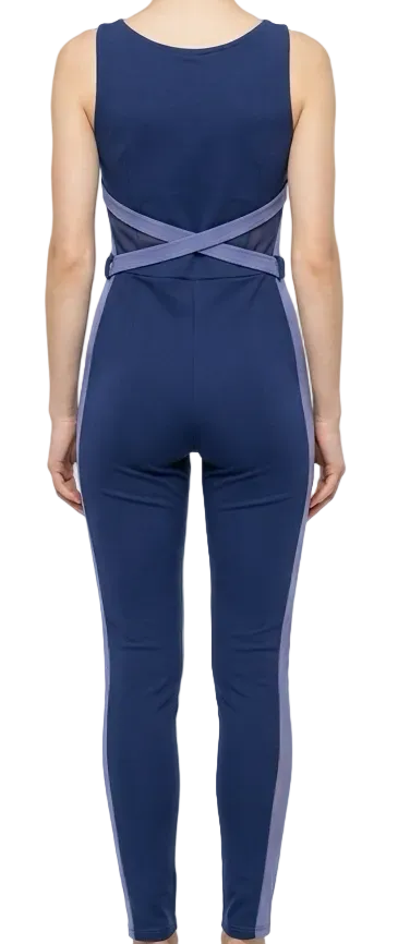 Weissman Blue Pant Suit