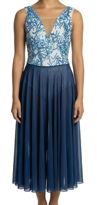 Blue and White Lyrical Dress