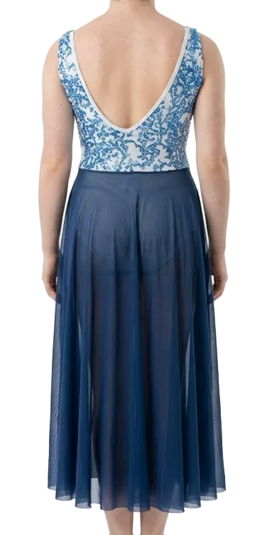 Blue and White Lyrical Dress