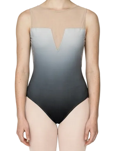 Grey to Black Ombre Leotard