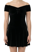 Velvet Deep BLUE dress - colour did not photograph well