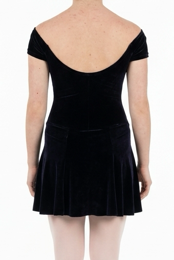 Velvet Deep BLUE dress - colour did not photograph well