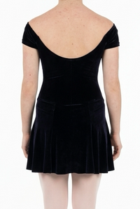 Velvet Deep BLUE dress - colour did not photograph well