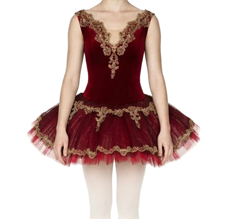 Crimson and Gold Tutu - Rental