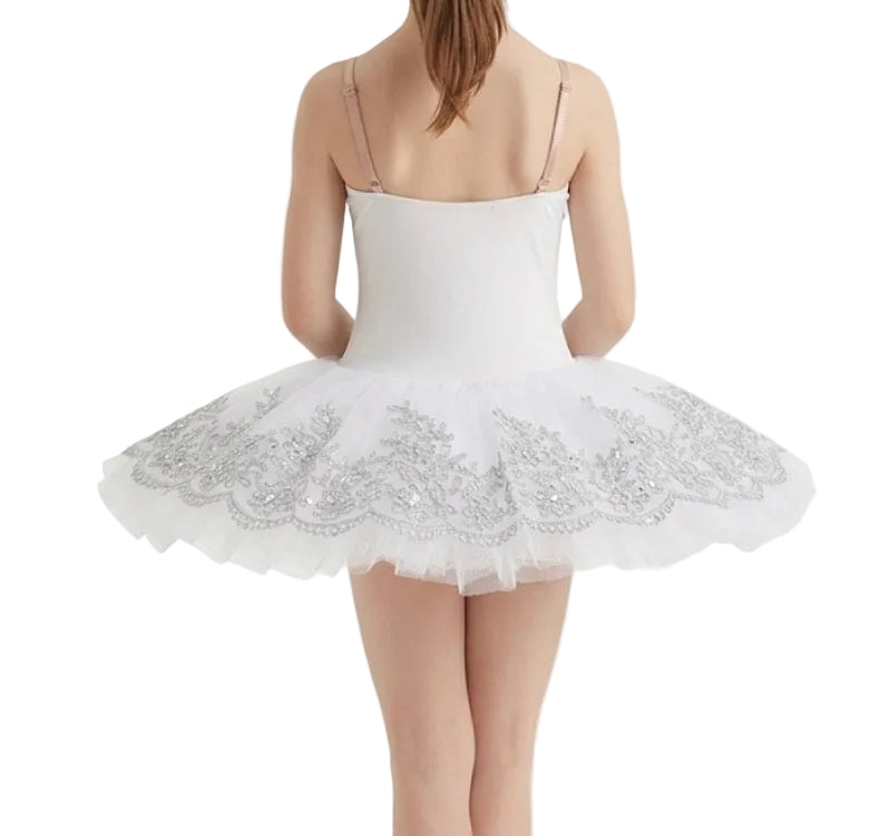 White and Silver Tutu - Rental