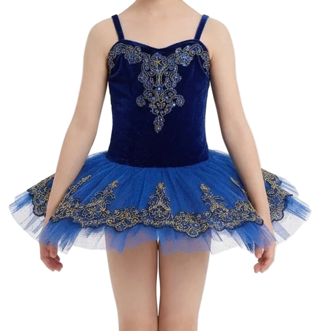 Blue and Gold Tutu - Rental
