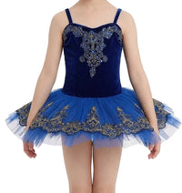 Blue and Gold Tutu - Rental