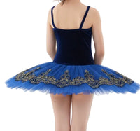 Blue and Gold Tutu - Rental