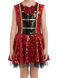 Red Sequence Dress