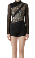 Gold and Silver Sequence Unitard