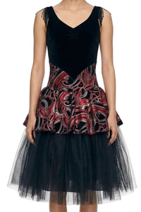 Black and Red Ballet Dress