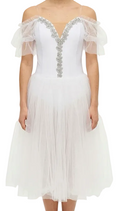 White and Silver Ballet Dress