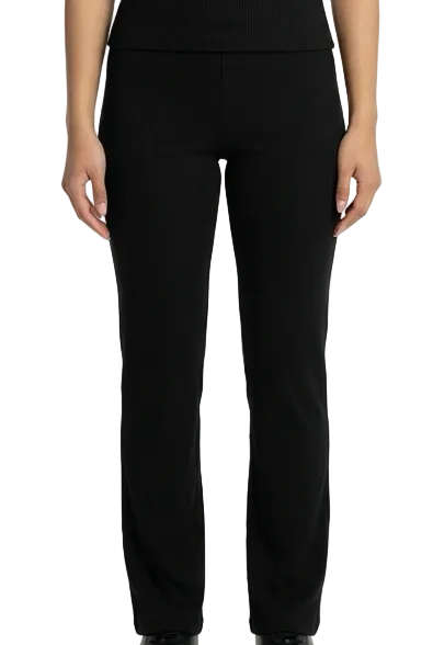 Black Straight Leg Pants