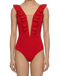 Red Frilly Leotard