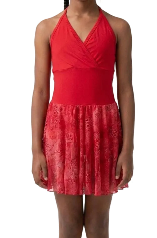 Red Halter Dress