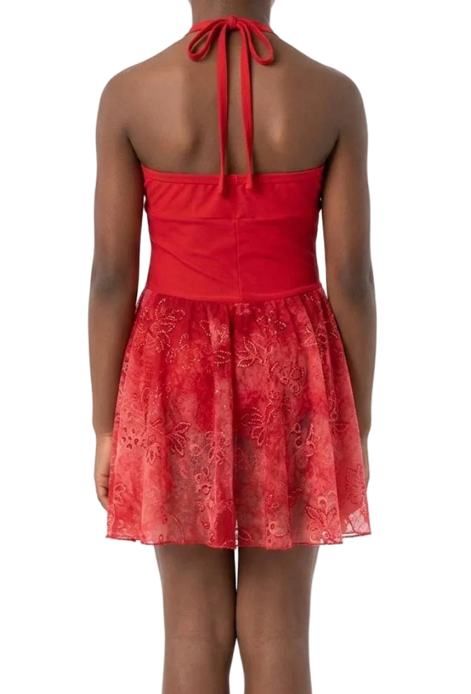 Red Halter Dress