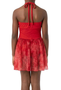 Red Halter Dress