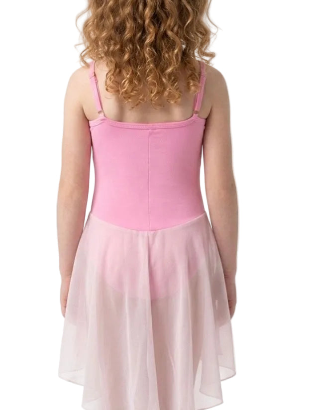 Pink Dress with Flowers