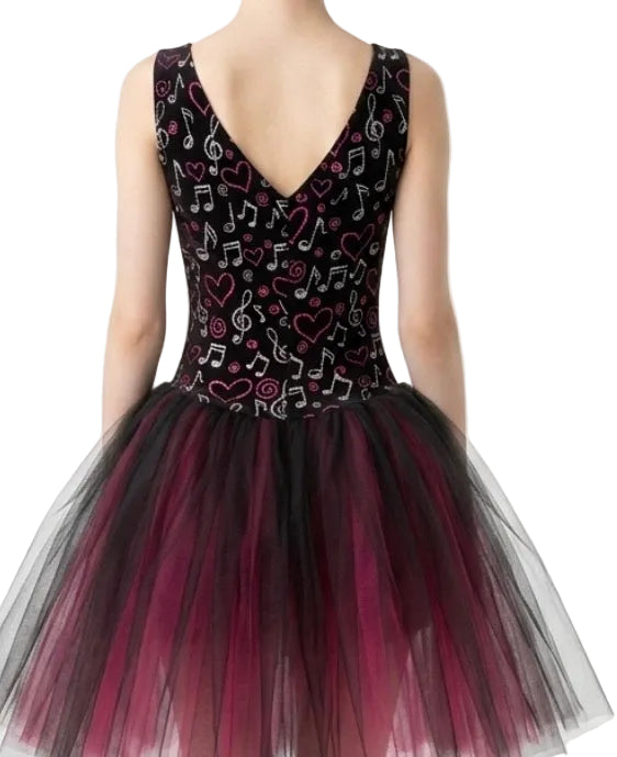 Music Note Ballet Dress