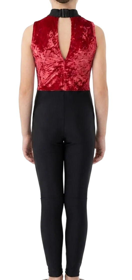 Red and Black Unitard