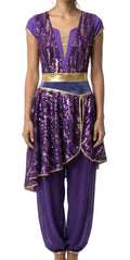 Purple Genie Leotard with Pants