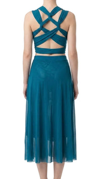 Blue Two Piece