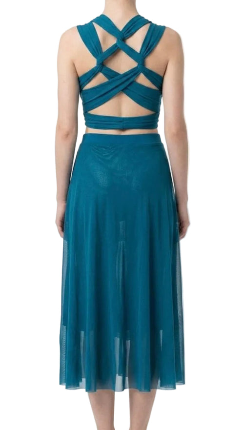 Blue Two Piece